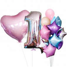 Воздушные шары "Первый День Рождения!"
